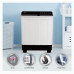 Washing Machine: Haier 7 Kg 5 Star Voltex Pulsator Semi-Automatic Top Load Washing Machine (HTW70-178N, 2023 Model, Black)